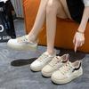 2025 Little White Shoes Women's Summer New Korean Version Ins Female Students Casual Network Versatile Board Shoes Street Shot YB7302