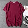 Men's Summer Loose Tee Men's Pure Cotton Casual Round Neck Sports Short Sleeve Men's Plus Size Elastic Comfortable T-shirt