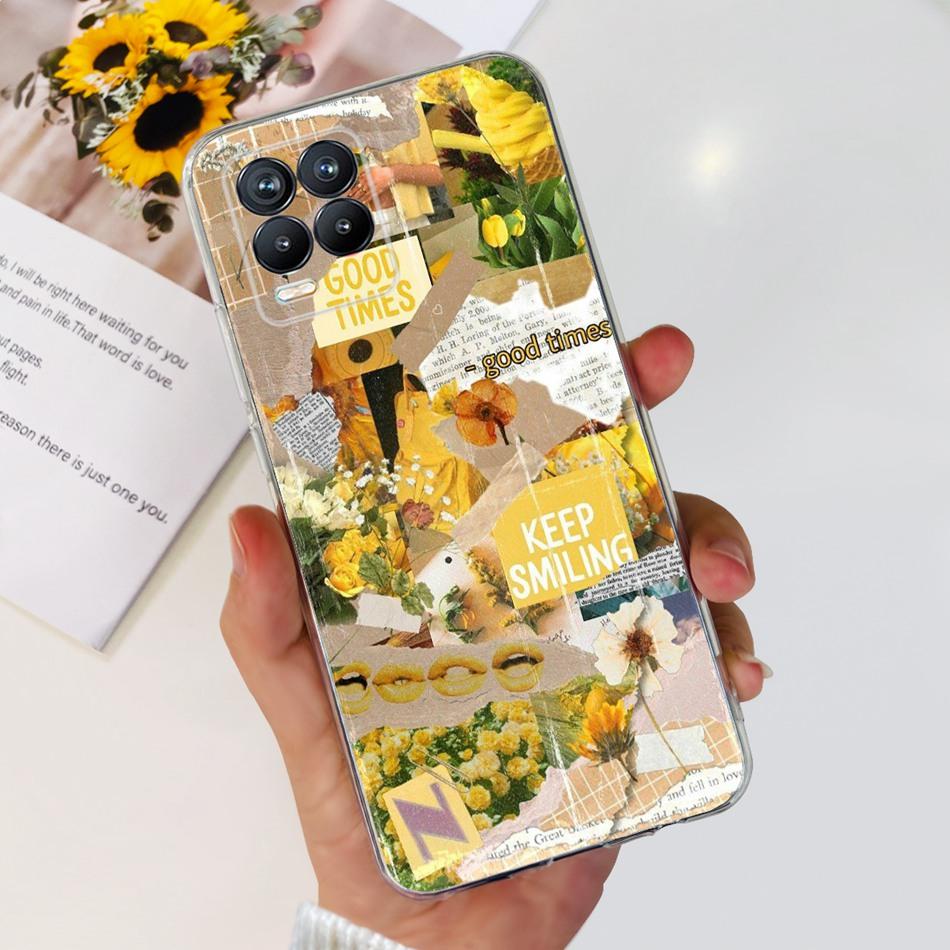 For Realme 8 Case Realme 8 Pro Realme8 5G 4G Fashion Cool Pattern Soft Silicone TPU Phone Back Cover