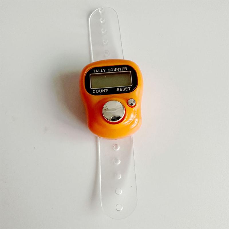 Мини-счетчик пальцев с ЖК-дисплеем и электрическим цифровым дисплеем со световым счетчиком, маркером стежков, шитьем, вязанием, плетением, молитвой Будды, футболом