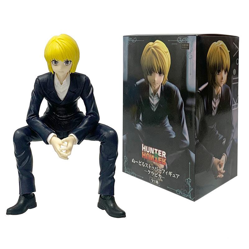 14 см Аниме Фигурка Hunter×Hunter Призрачная труппа Хисока Фигурка Экшн Подставка для лапши Украшение комнаты Подставка для лапши ПВХ Модель Игрушки