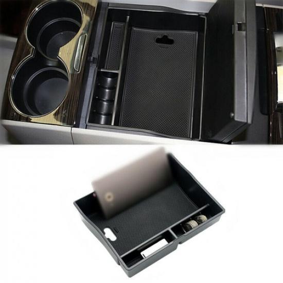 Car Center Console Armrest Organizer Tray Box Trim For Toyota Sienna 2011-
