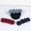 Hair Accessories Bow French Hair Clip Barrette Women Hair Bun Cover Net Snood Hairnet Flower
