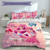 3pcs Custom Name Catch! Teenieping Set,Includes 1 Duvet Cover and 2 Pillowcases,All-season Bedroom Decor