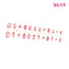 Kids Cartoon Pattern Design Wearing Fake Nails Strips Nail Tips Special Manicure Popular Children False Nails Press