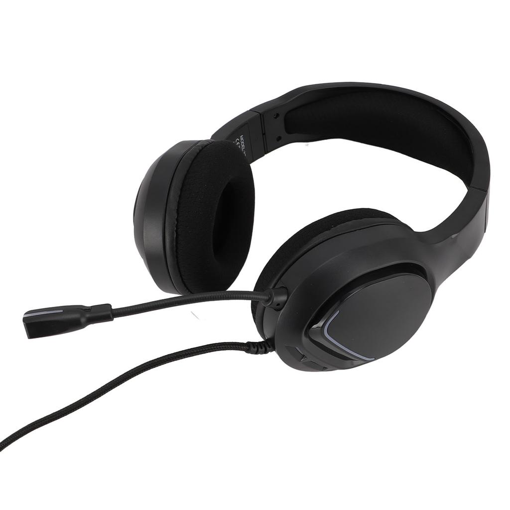 Gaming Headset RGB Colorful Lights Adjustable Wired Computer Gaming Headset for Switch