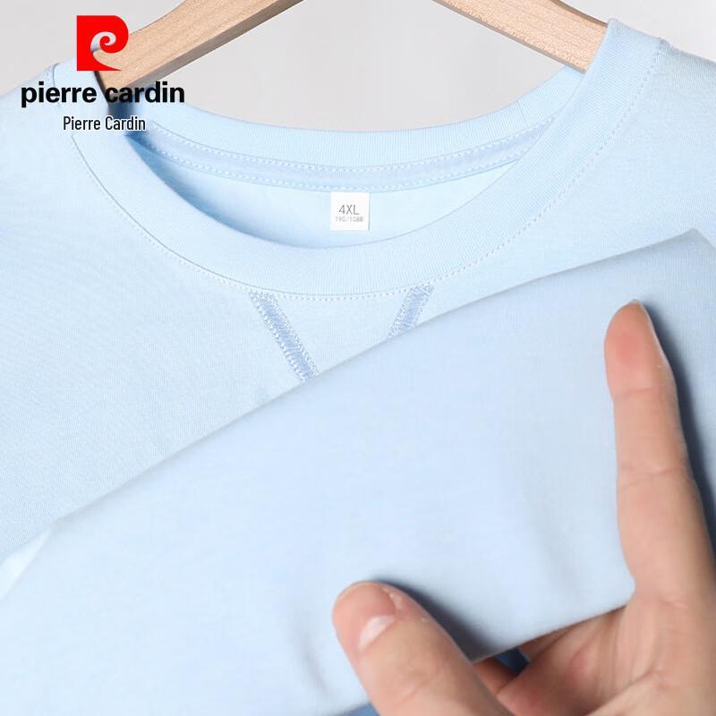 Pierre Cardin Мужская футболка с коротким рукавом и круглым вырезом, 100% хлопок