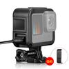 PULUZ Расширение рамки PA Клетка с боковой крышкой интерфейса для GoPro HERO12 Черный / 11 Черный / 10 Черный / 9 Черный(черный)