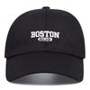 Кепка-бейсболка Boston 1630 с вышивкой, мягкая, для активного отдыха, хип-хоп, узкая, популярная шляпа