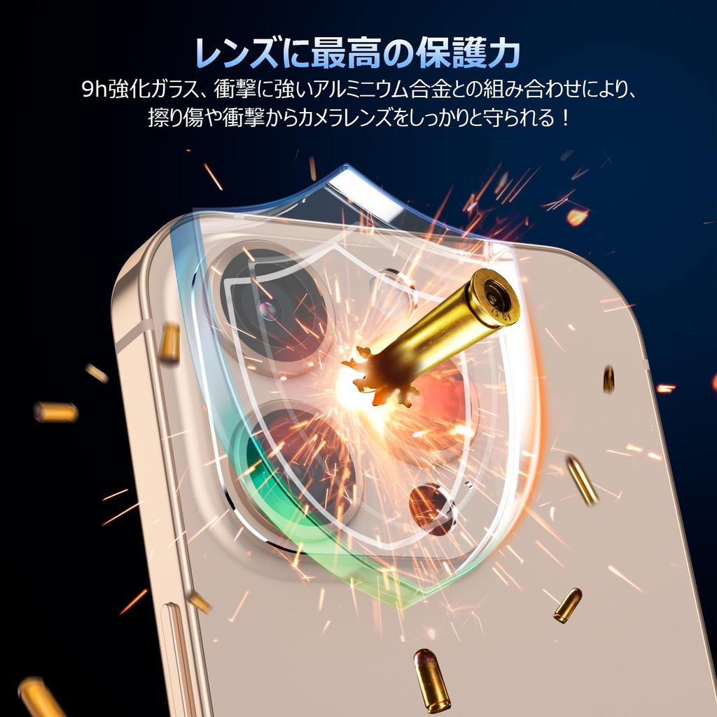 Podick Camera Cover for iPhone 16 Pro Camera Full 9H Tempered Aluminum Scratch Lens Camera Protection for iPhone 16 Pro High Black Overexposure Camera