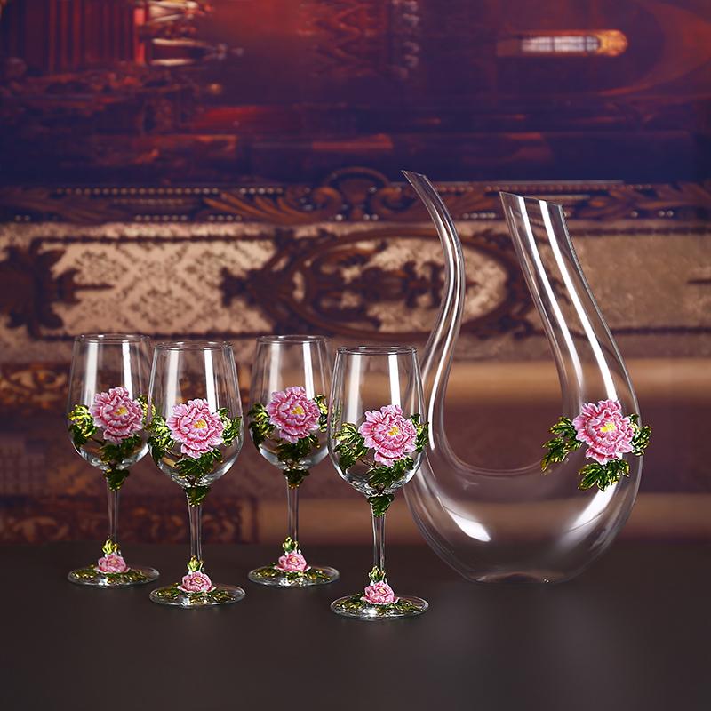 Бокал для красного вина, набор бокалов, хрустальный бокал, винный графин, фляга, диспенсер для вина, барная посуда, наборы для вина, изысканные подарки