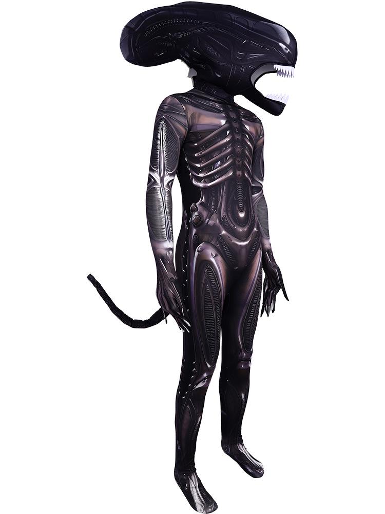 Alien Death Ship Horror Cosplay Jumpsuit – Halloween Stage Costume