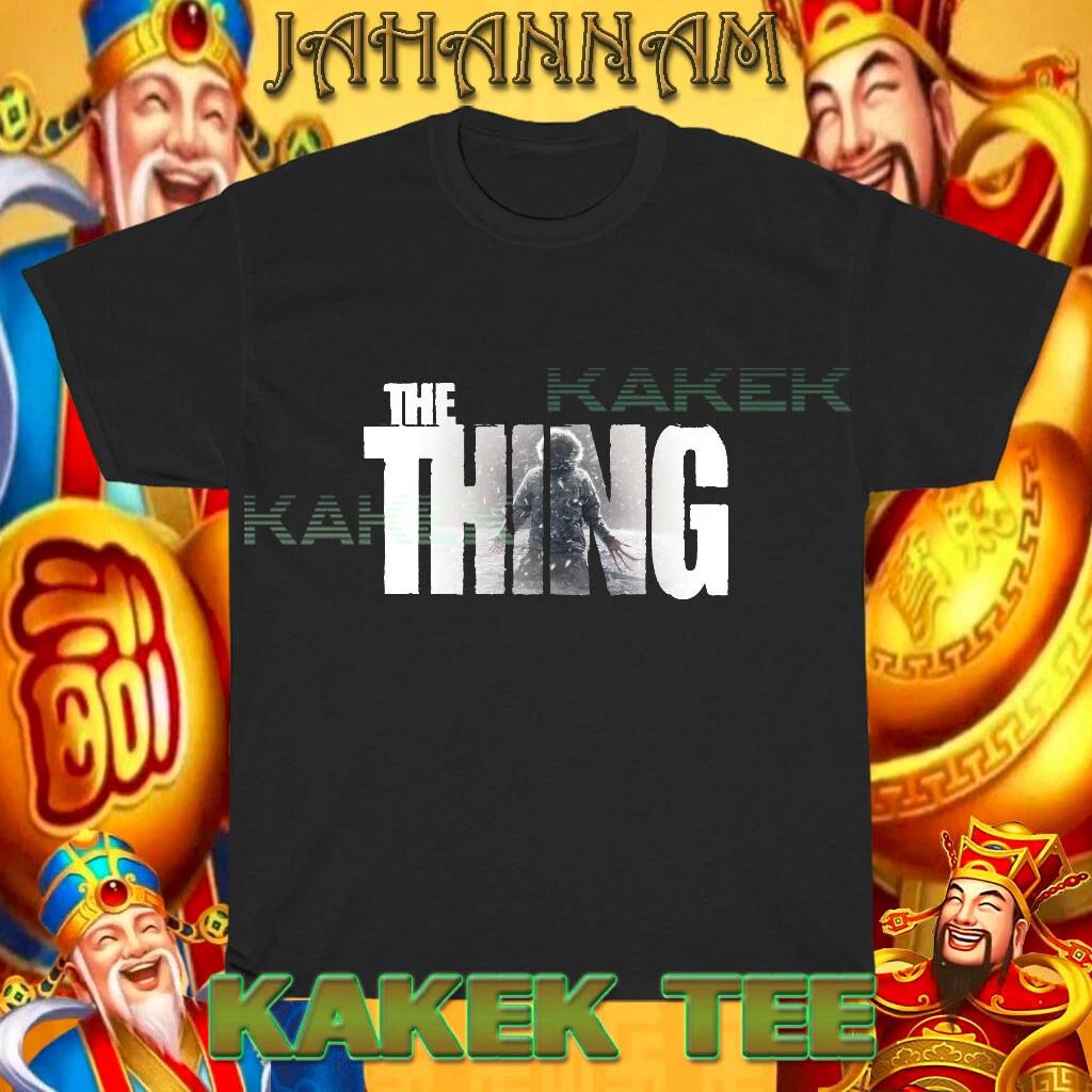 New The Thing Horror Movie Logo American T shirt Funny Size S to 5XL