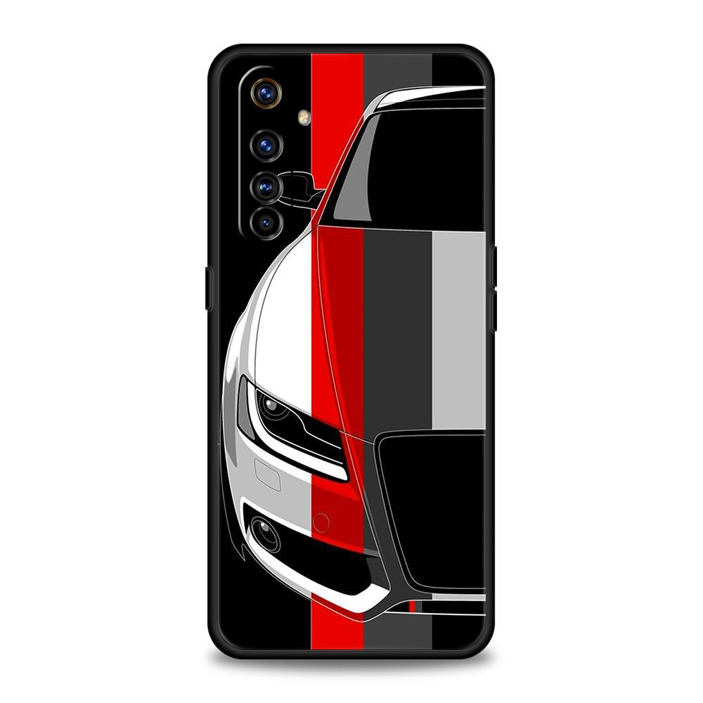 Япония JDM Спортивные Автомобили Чехол Для Realme 12 11 10 9 8 5G 7 6 GT5 GT3 GT2 Pro Plus C21 C11 C25 C35 Для Realme GT Neo 2 3 3T 5 Чехол