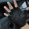 Автомобильные кожаные перчатки для верховой езды без пальцев, автомобильные перчатки для верховой езды на руле без пальцев, автомобильные перчатки для верховой езды без пальцев