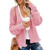 2024 Winter Women's Fashion Solid Color Wool Cardigan