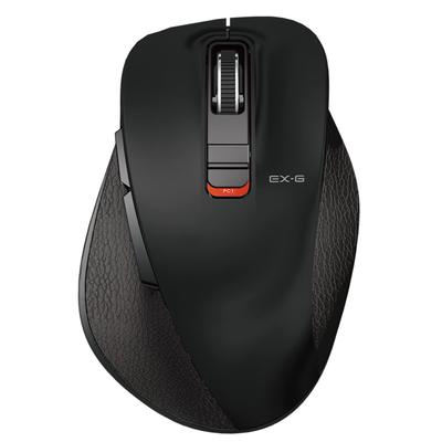 Elecom Беспроводная мышь Bluetooth Grip 5 кнопок M размер черный EX-G Multi-Pairing M-XGM15BBBK