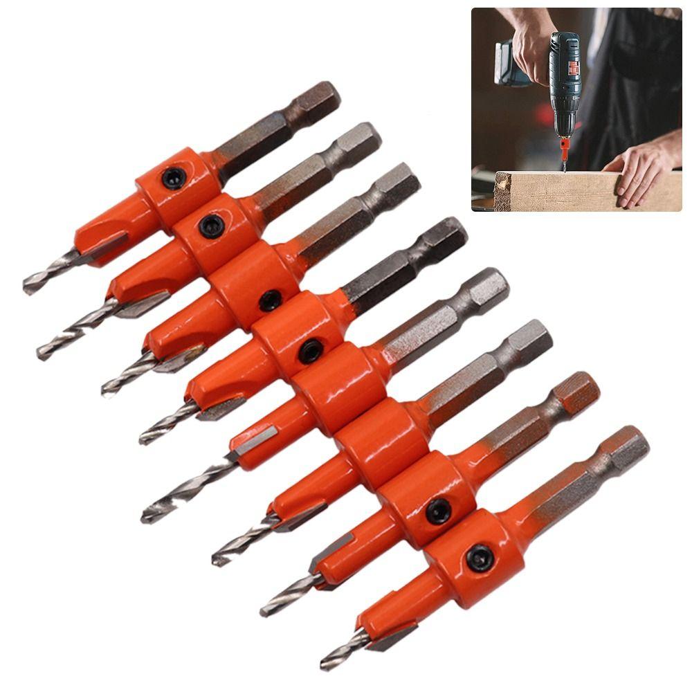Wood Metal Hole Cutter Drilling Tools Woodworking Countersink Drill Bit Hex Shank Drill Bit