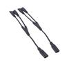 IEC 320 C8 2Pin Male To 2 X C7 Female Y Split Power Cable Около 28 см IEC 320 C7 To C8 Удлинительные шнуры C8 Male To C7 Female Cable