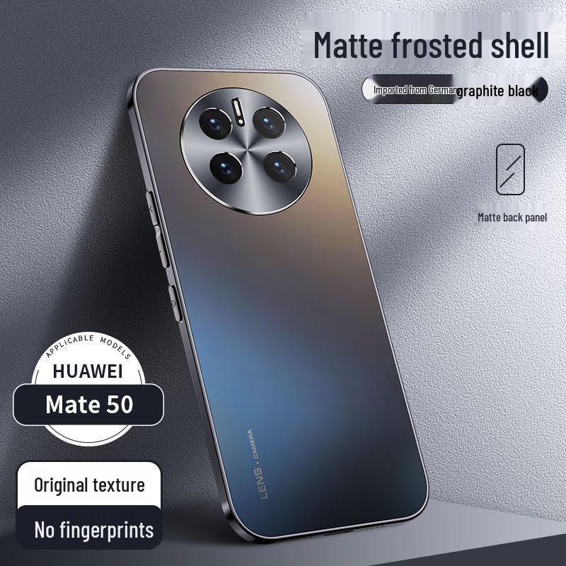 Высококачественный гальванизированный матовый чехол для телефона серии Huawei Mate - Противоударный, Полностью закрывающий защитный чехол