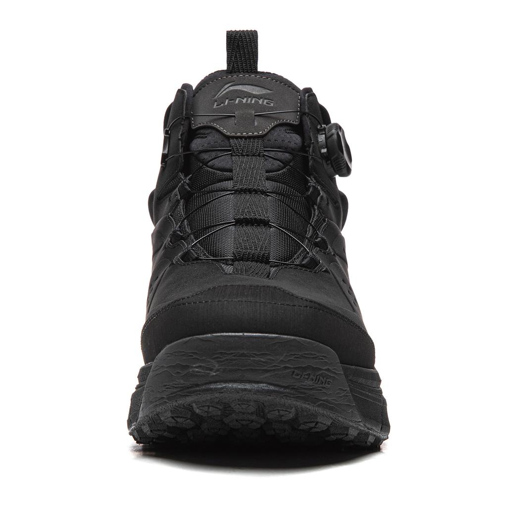 Li Ning Star Path 2 Амортизация Скользкие Устойчивые к истиранию Поддержка Средняя высота Повседневная обувь Унисекс Черный AGLV283-3