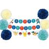 Birthday Decoration Set Flower Pom Pokemon Cool