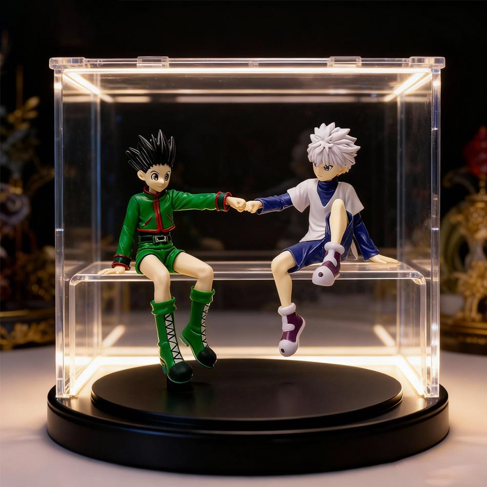 Новое поступление Фигурки Hunter x Hunter - Гон и Киллуа Модели для украшения автомобиля/ПК/комнаты, Лучший выбор для коллекции фаната