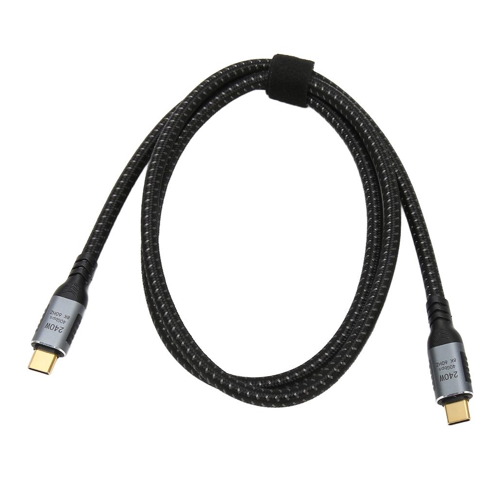 Кабель передачи данных USB 4.0 Gen 3, передача данных 40 Гбит/с, зарядка 240 Вт, поддержка отображения 8K 60 Гц, кабель Type C - Type C