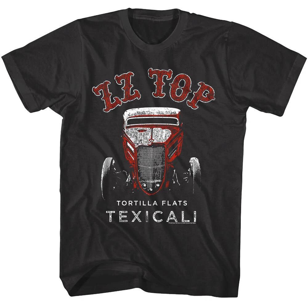Мужская футболка ZZ Top Tortilla Flats Автомобильный Гараж Альбом Рок-группа Концертный Тур