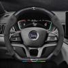 Compatible BYD Qin, Han, Tang, Song, Yuan E2 Destroyer Dolphin Leather Steering Wheel Cover with 3D Embossing