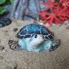 Resin Beach Sea Turtles Miniature Figurine Garden Decoration Fairy Garden Dollhouse Landscape Decoration Ornament