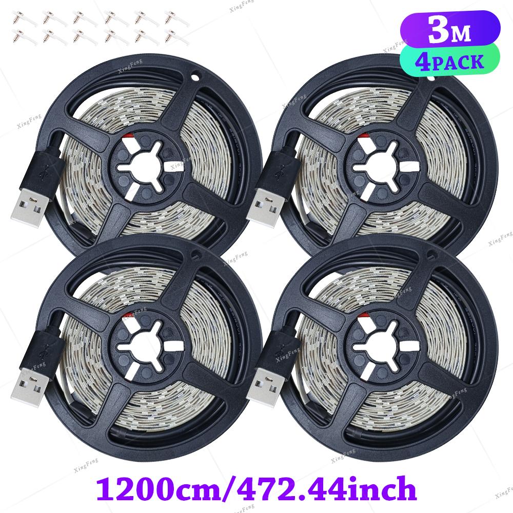 Светодиодная лента УФ, DC 5V, USB-штекер, 1/2/2,5/3 м, Разные размеры, Освещение для рисования, Светящаяся вечеринка, Флуоресцентный плакат, Livin