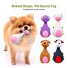 Dog Toys Latex Sound Squeaky Elephant/Cow Animal Chew Pet Rubber Vocal Toys For Small Large Dogs Bite Resistant Interactive Toy