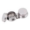 Stainless Steel Large Double Palette Cup Oil Paint Megilp Turpentine Solvent Container with Lid