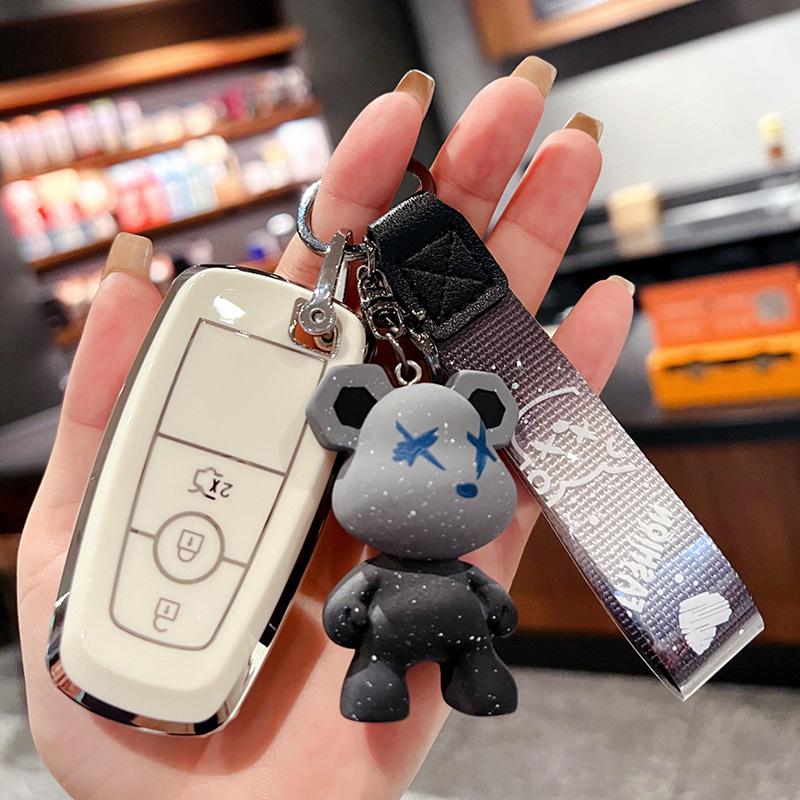 Чехол для ключа Ford для Focus, Mondeo, Escort, Taurus, Edge, Explorer, Everest - Защитный жесткий чехол