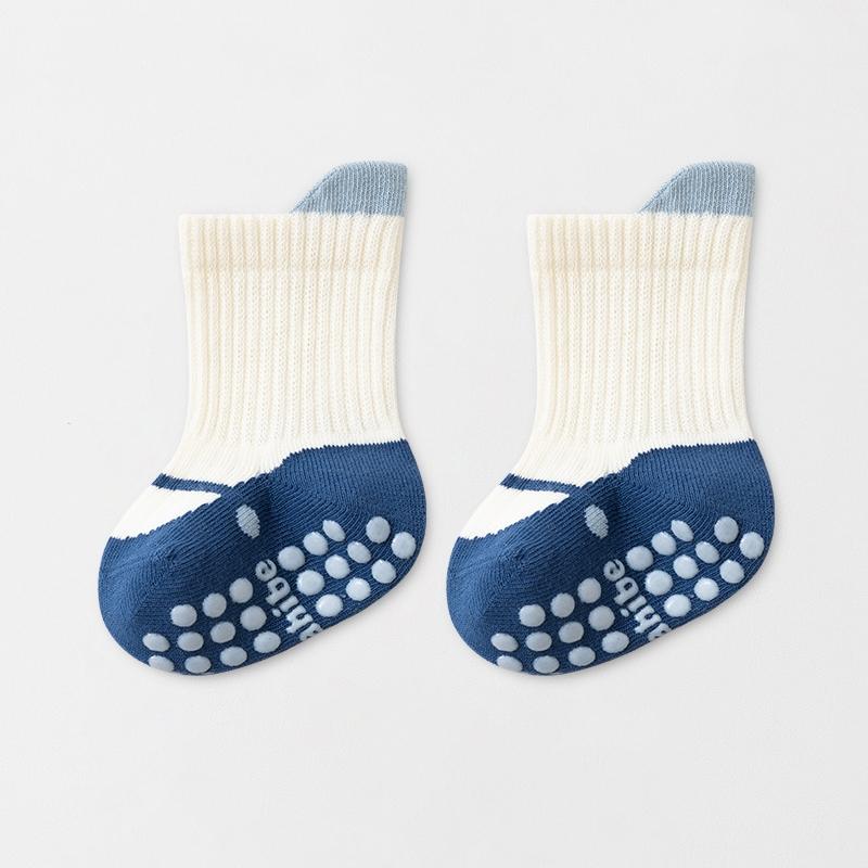Детские нескользящие носки для малышей, мягкие хлопковые детские носки для мальчиков и девочек, носки для дома, для новорожденных, 0-5 лет, весна
