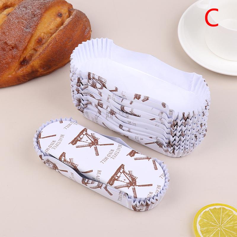 100 шт. Одноразовые вкладыши для кексов Жиростойкие формы для выпечки Антипригарные бумажные формы для выпечки Форма лодочки Бумажные формы для торта Вкладыши для маффинов