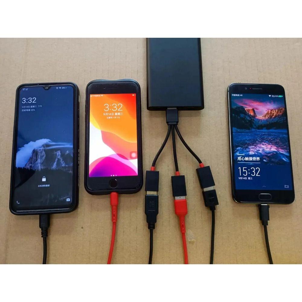 2025 2-в-1 USB-хаб 3-в-1 Type C Хаб USB-разветвитель Передача данных Многофункциональный адаптер Зарядный кабель