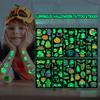 10pcs Halloween Night Light Tattoo Stickers for Kids