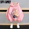 Kids Spy X FAMILY Yor Forger Pullover Hoodie, Cute Anime Character Long Sleeve Loose Fit Sweatshirt, Cozy Casual Top for Toddler