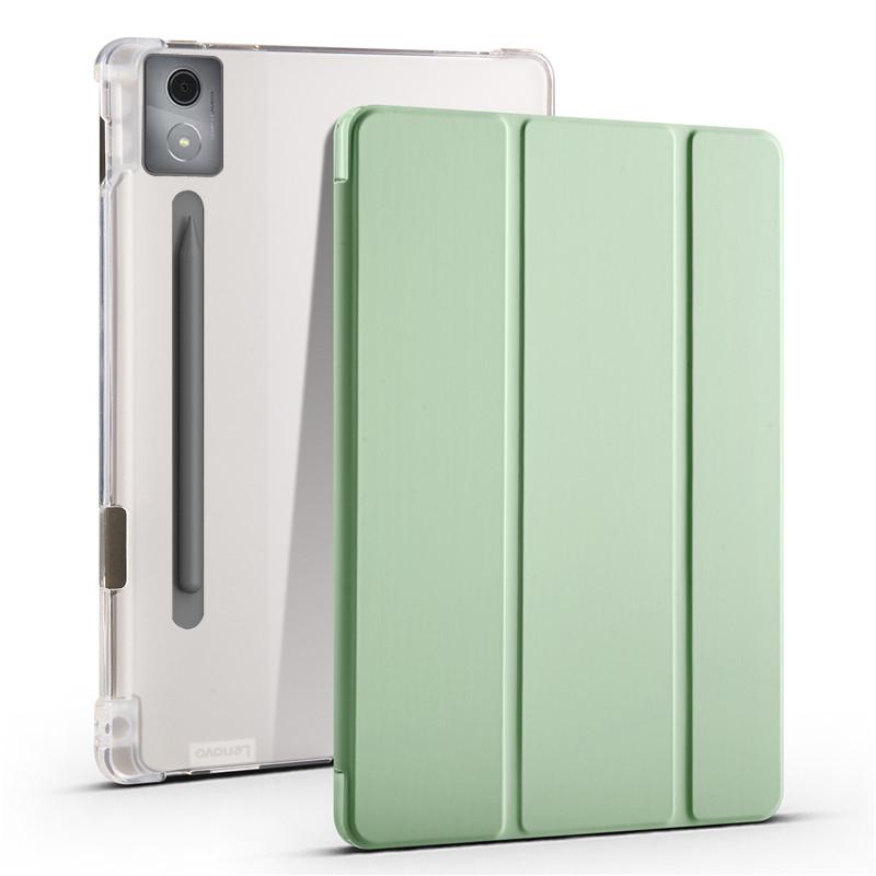 Чехол для Xiaoxin Pad Pro 12.7 с держателем для стилуса, трехскладная подставка, мягкая задняя крышка, планшет для Xiaoxin Pad Pro 12 7