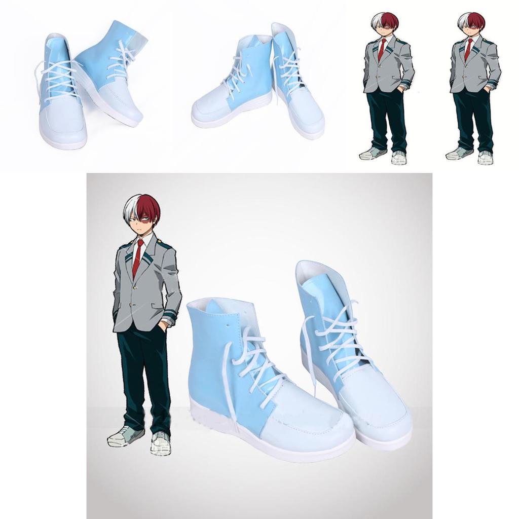 Premium Quality My/boku No Hero Academia Shoto Todoroki U.a. High School Ver. Cosplay Shoes For Stylish Fans
