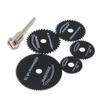 6 Pieces of Woodworking Metal Cutting Blades, Circular Saw Blades, and Small Saw Blade Tools