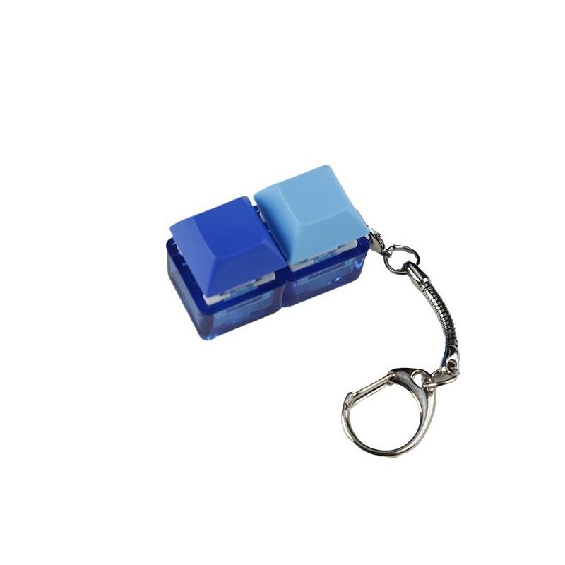 Механическая клавиатура с 4 клавишами, игрушка-брелок, вечеринка, снятие стресса, сделай сам, кнопка-фиджет, колпачок клавиши, игрушки-фиджеты для клавиатуры, клавиатура для пальцев