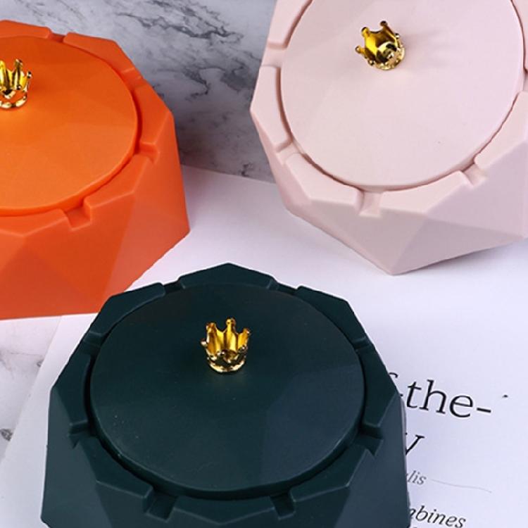 Пепельница Корона Декоративная Форма Алмаза Украшение для Дома Спальни Общежития