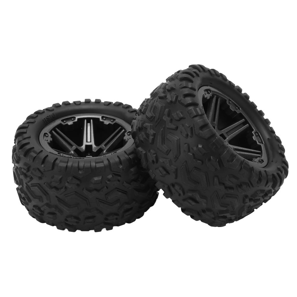 2pcs Remote Control Car Rubber Tyres with Hex Adapter for 1 8 1 10 High Speed Off Road Car Series