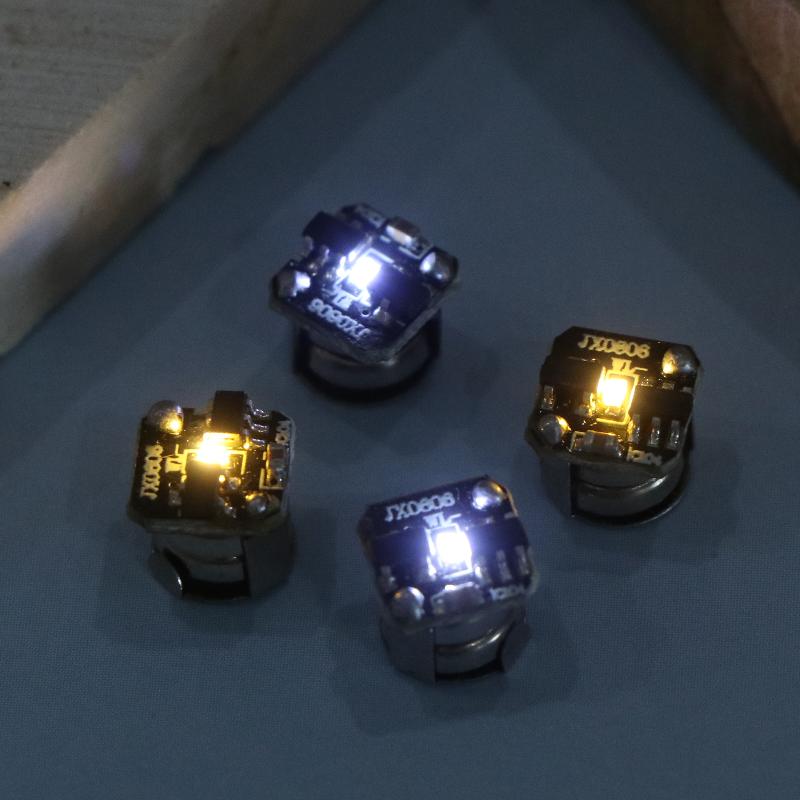 2 шт. Светодиодный свет Микроволновый магнитный переключатель управления Осветительный чип Анимация Сделай сам плюс Световая модель Игрушка Беспроводная лампа