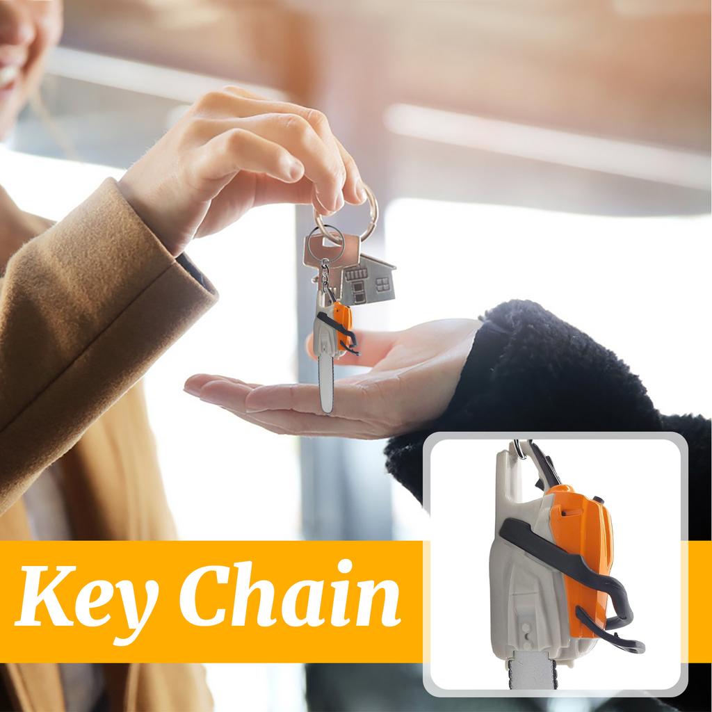 Chainsaw Shape Creative Keychain Fun Everyday Accessory For Keys And Bags Portable Decorative Gift Item