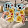 Phone Case: 2D flat, fits iPhone 18, 17, 16, 15, 14, 13, 12Pro protective case, cartoon emojis, perfect Christmas and Halloween holiday gift