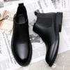 2024 Luxury British Style Men's Brand New Comfortable High Top Boots Autumn Korean Version Pointed Elegant Mid Top Chelsea Boots